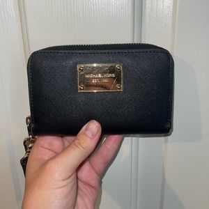 Black Michael Kors wallet/wristlet